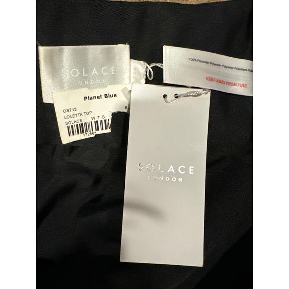 NWT SOLACE London Loletta Black Strapless High Low Top size 4 - Picture 12 of 13